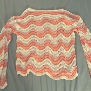 Long Sleve Crochet Top